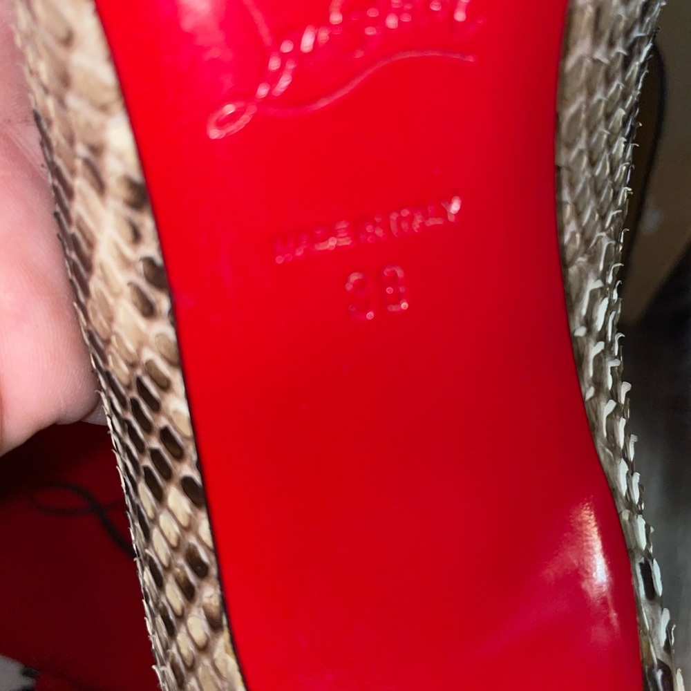 Christian Louboutin Python Pumps100 Mm - image 4